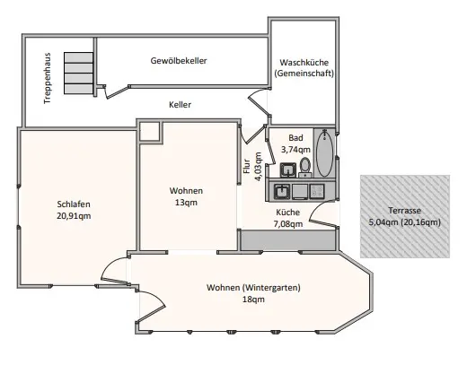 3 Zimmer Wohnung mit 75 m² in Calw – Bild 8
