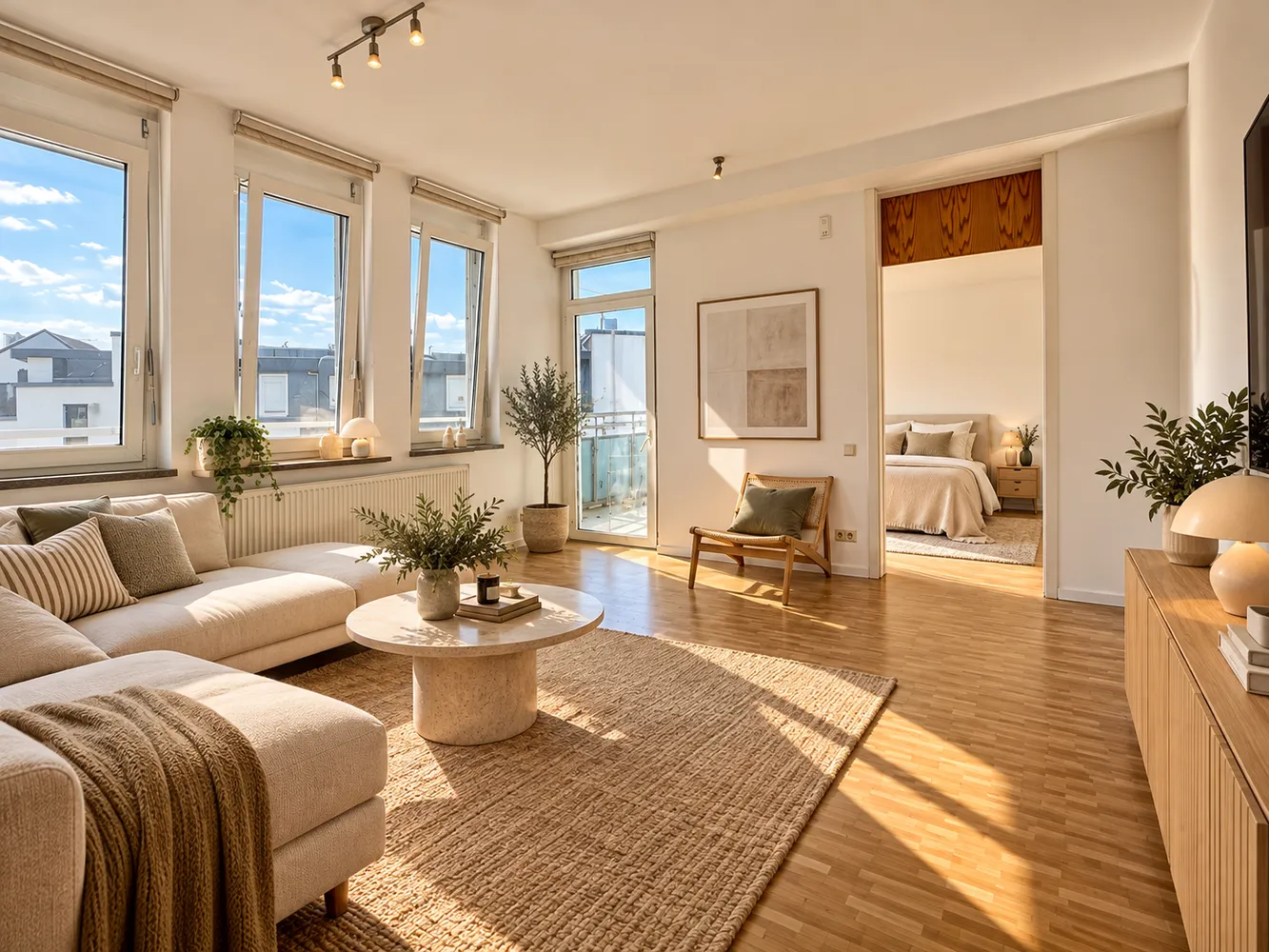 2 room apartment with 48 m² in Nuremberg – Photo 1