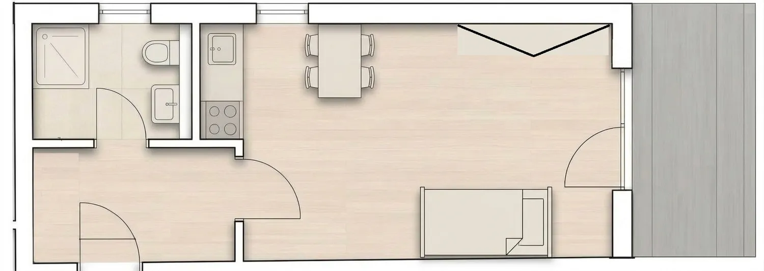 1 Zimmer Wohnung mit 29 m² in Passau – Bild 6
