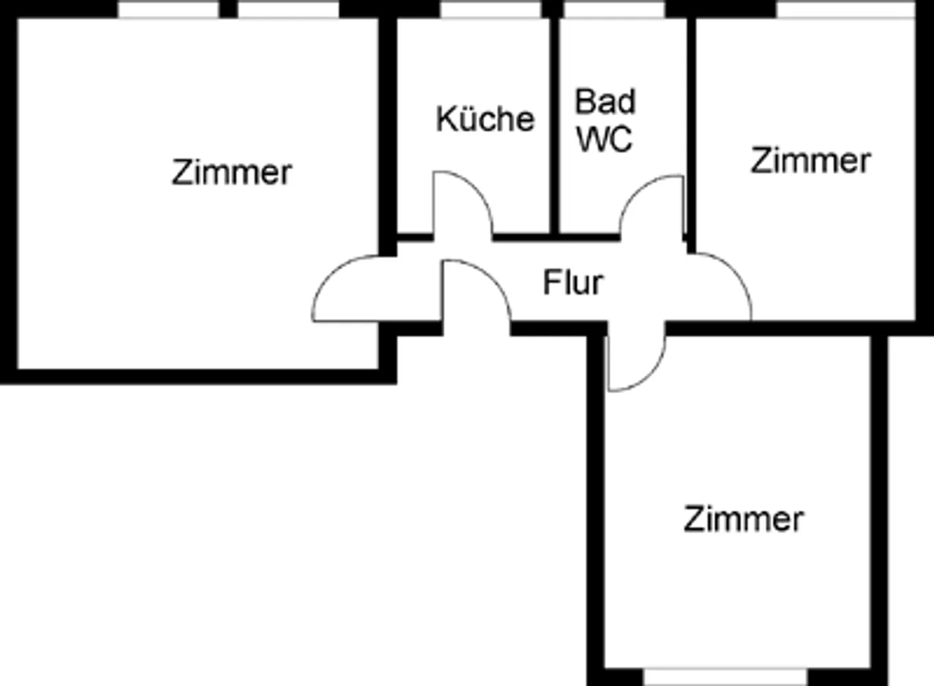 3 Zimmer Wohnung mit 71 m² in Wuppertal – Bild 2