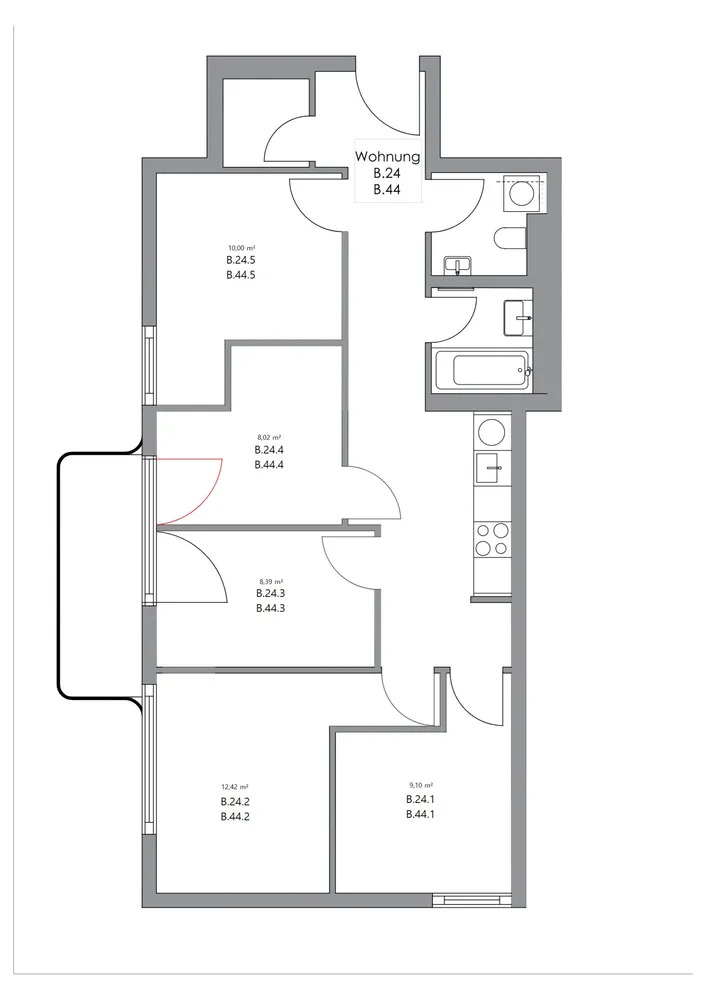 Shared room with 10 m² in Berlin – Photo 1