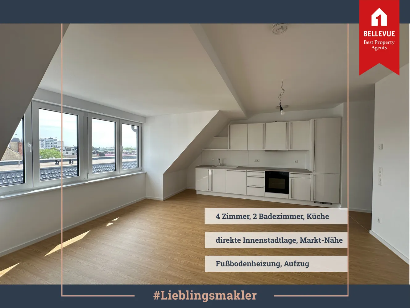 4 Zimmer Wohnung mit 97 m² in Aachen – Bild 1