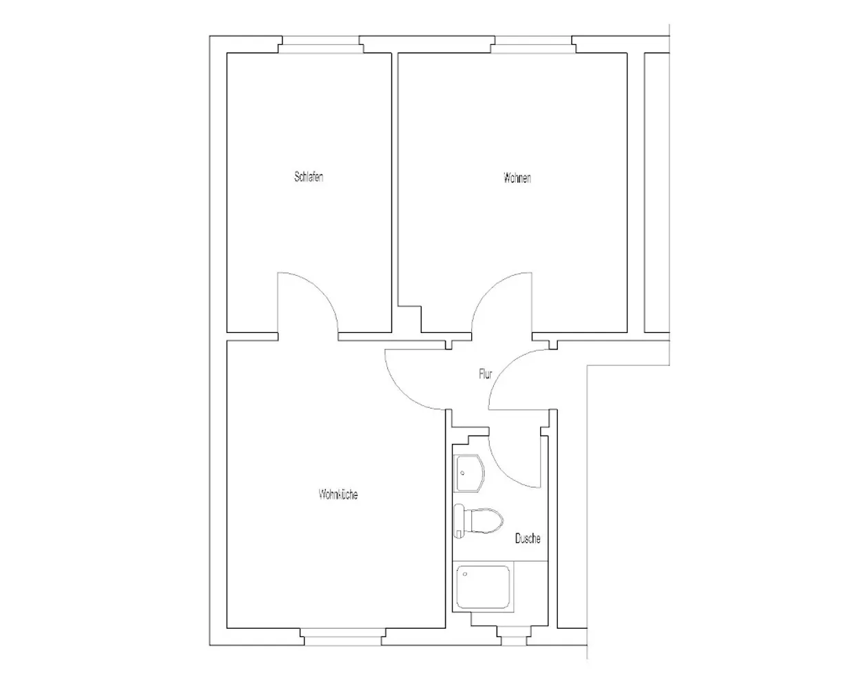 2 room apartment with 43 m² in Brunswick – Photo 5
