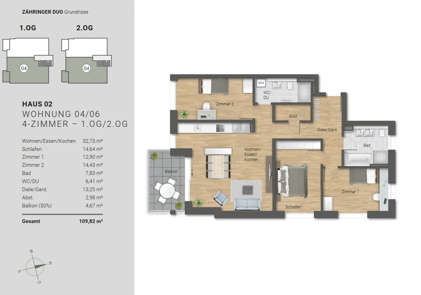 4 Zimmer Wohnung mit 110 m² in Freiburg im Breisgau – Bild 5