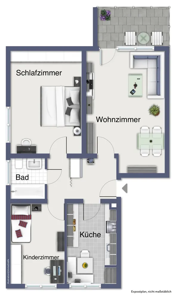3 Zimmer Wohnung mit 72 m² in Gelsenkirchen – Bild 10