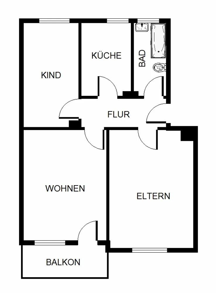 3 Zimmer Wohnung mit 67 m² in Mainz – Bild 2