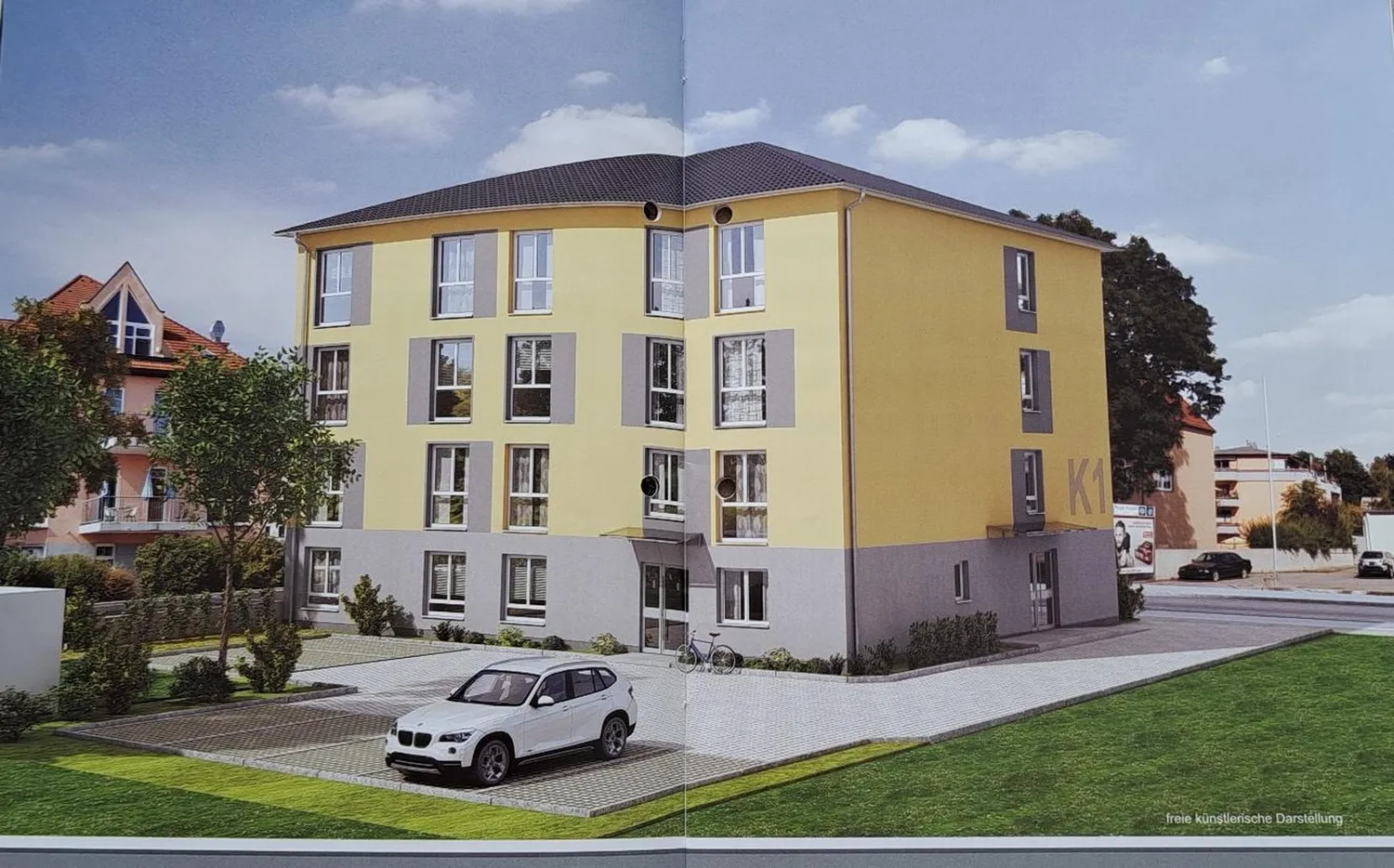 1 Zimmer Wohnung mit 21 m² in Augsburg – Bild 3