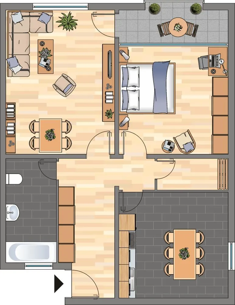 2 Zimmer Wohnung mit 73 m² in Velbert – Bild 2