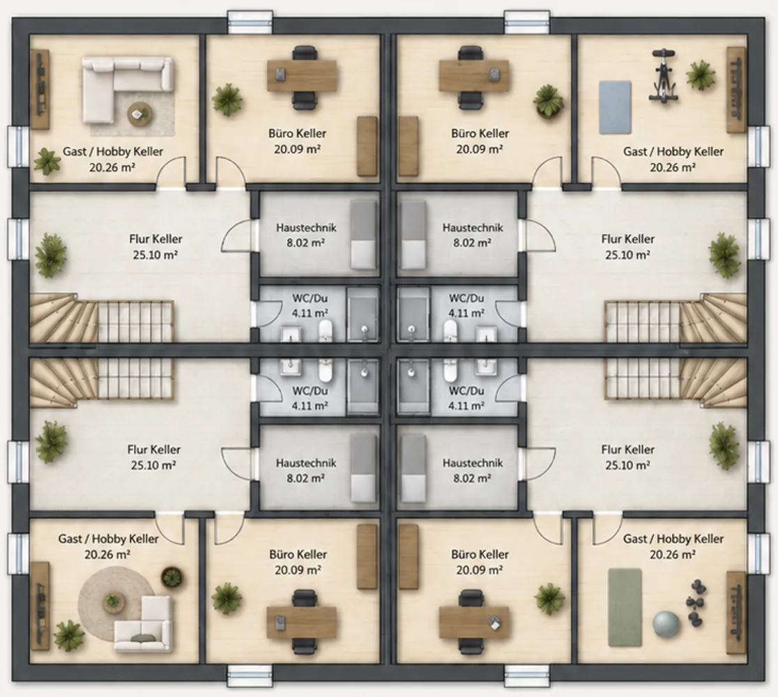 7 Zimmer Haus mit 237 m² in Hamburg – Bild 4