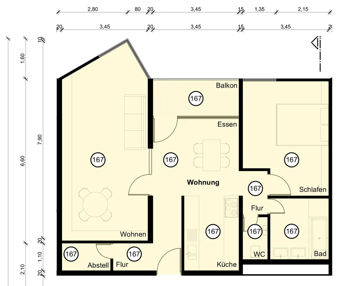 2 Zimmer Wohnung mit 77 m² in Heidelberg – Bild 10