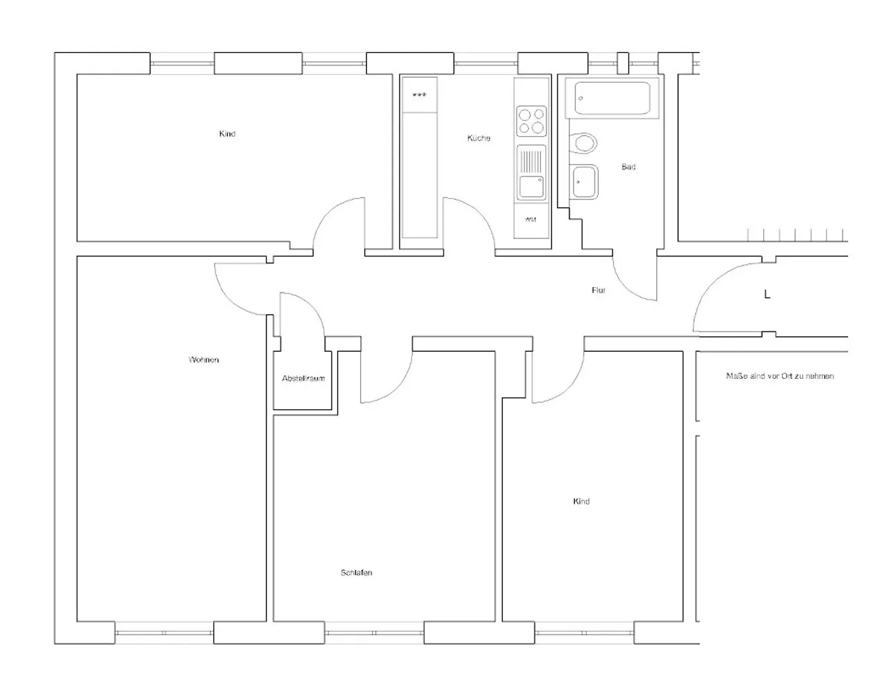4 room apartment with 90 m² in Brunswick – Photo 3