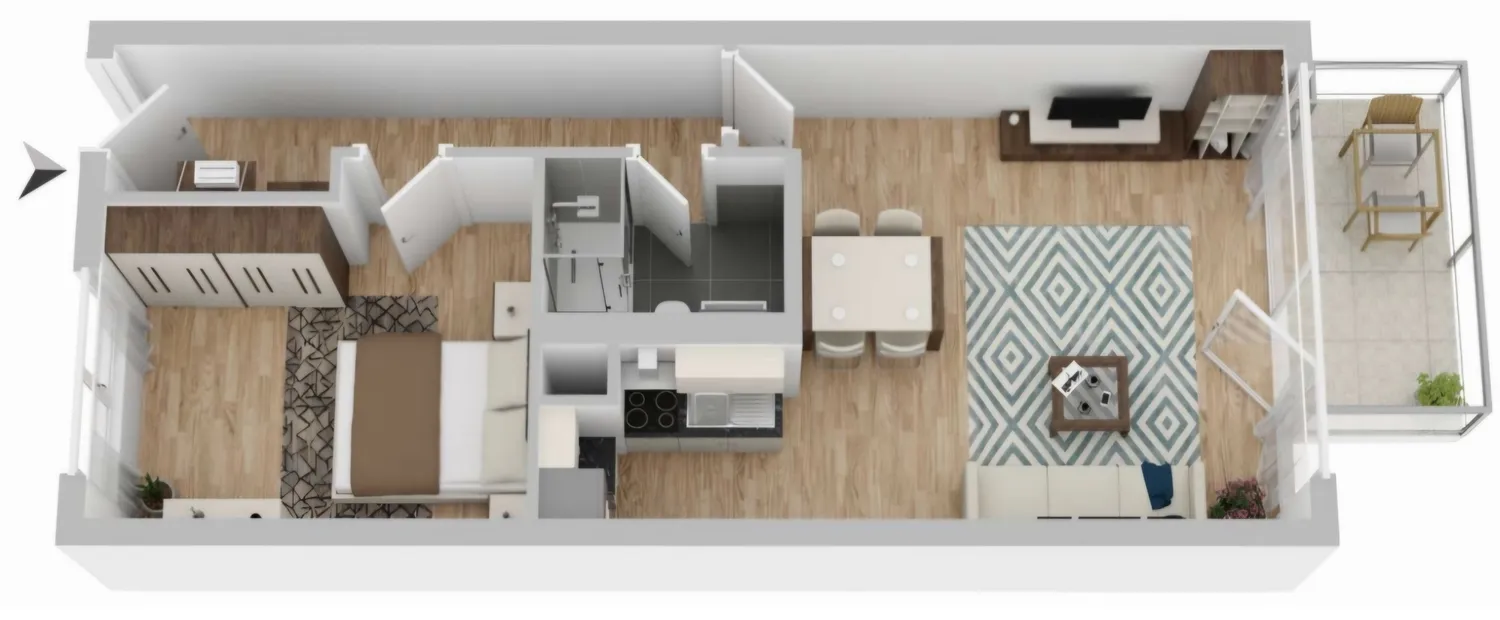 2 Zimmer Wohnung mit 50 m² in Bremen – Bild 9