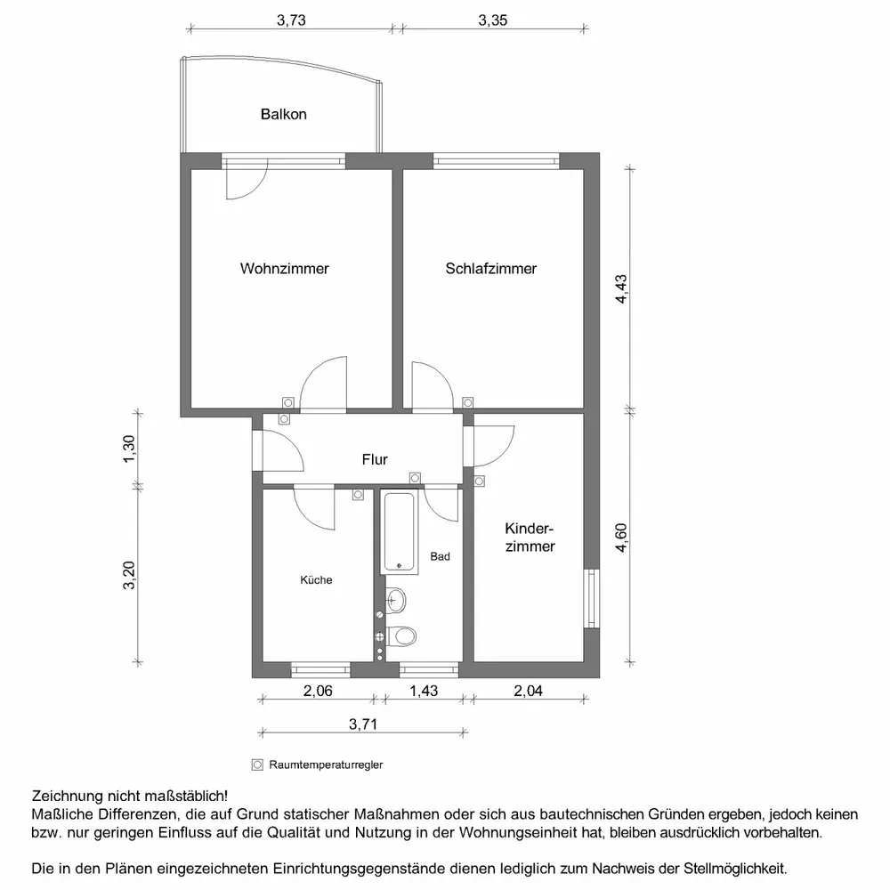 3 Zimmer Wohnung mit 59 m² in Zwickau – Bild 9