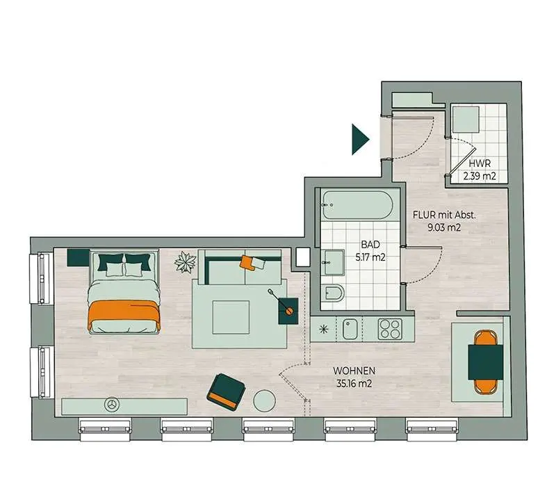 WG-Zimmer mit 15 m² in Suhl – Bild 9