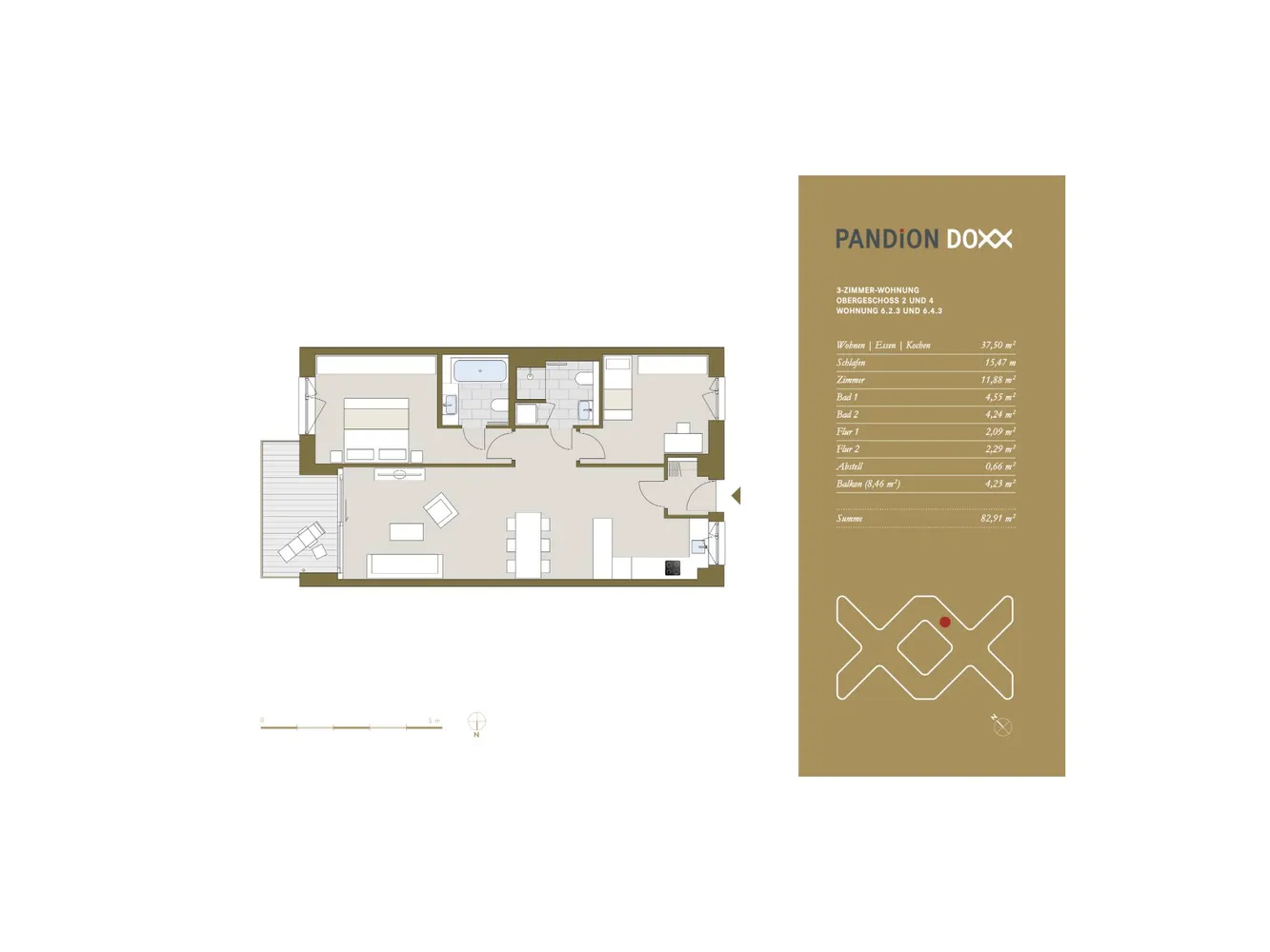 3 Zimmer Wohnung mit 83 m² in Mainz – Bild 12