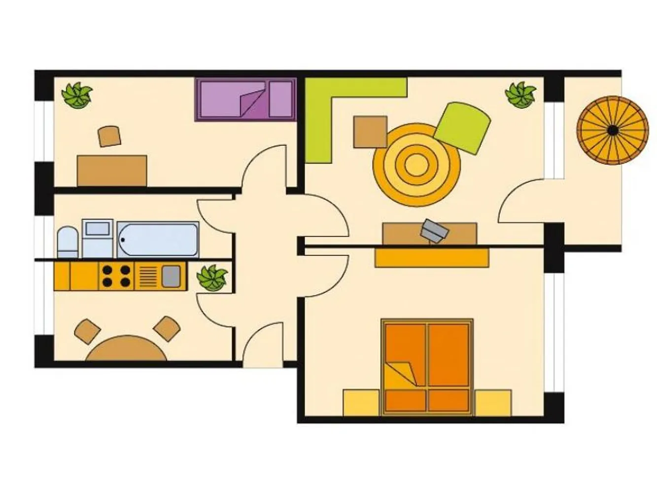 3 Zimmer Wohnung mit 61 m² in Halle (Saale) – Bild 3