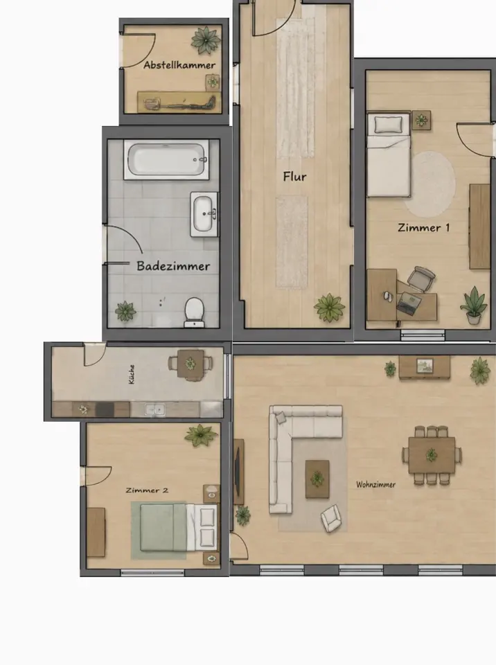 4 Zimmer Wohnung mit 65 m² in Herne – Bild 7