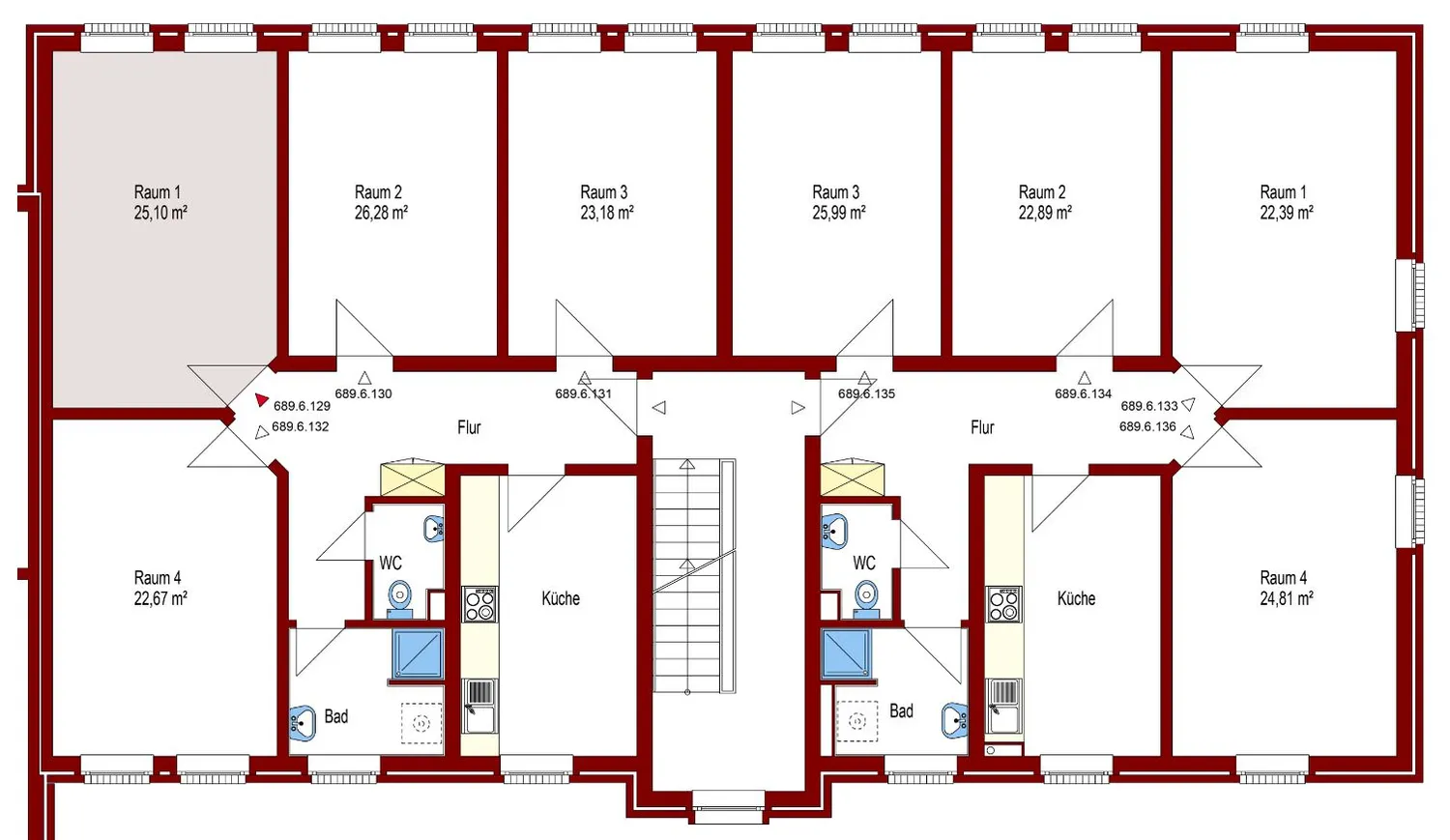 1 Zimmer Wohnung mit 25 m² in Oldenburg – Bild 2