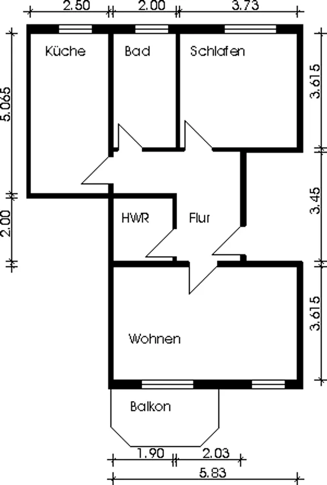 2 room apartment with 70 m² in Magdeburg – Photo 8