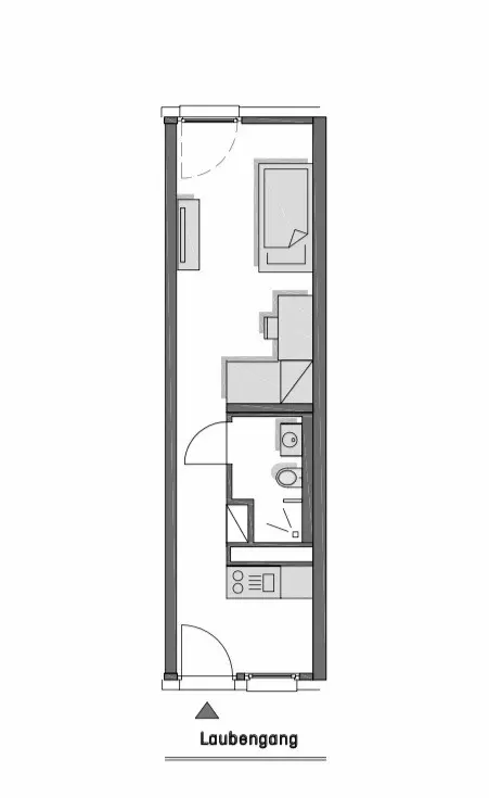 2 Zimmer Wohnung mit 25 m² in Ingolstadt – Bild 5