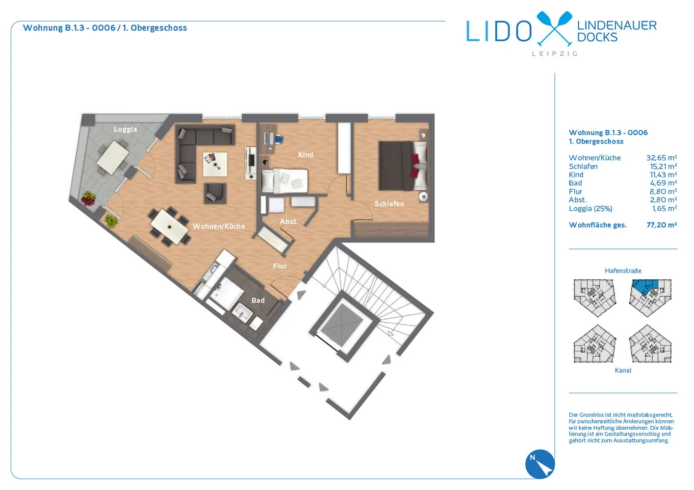 3 Zimmer Wohnung mit 77 m² in Leipzig – Bild 10