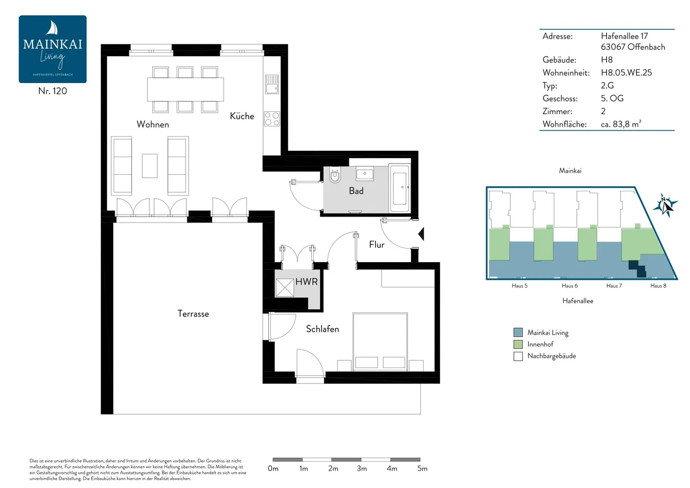 2 Zimmer Wohnung mit 84 m² in Offenbach am Main – Bild 8