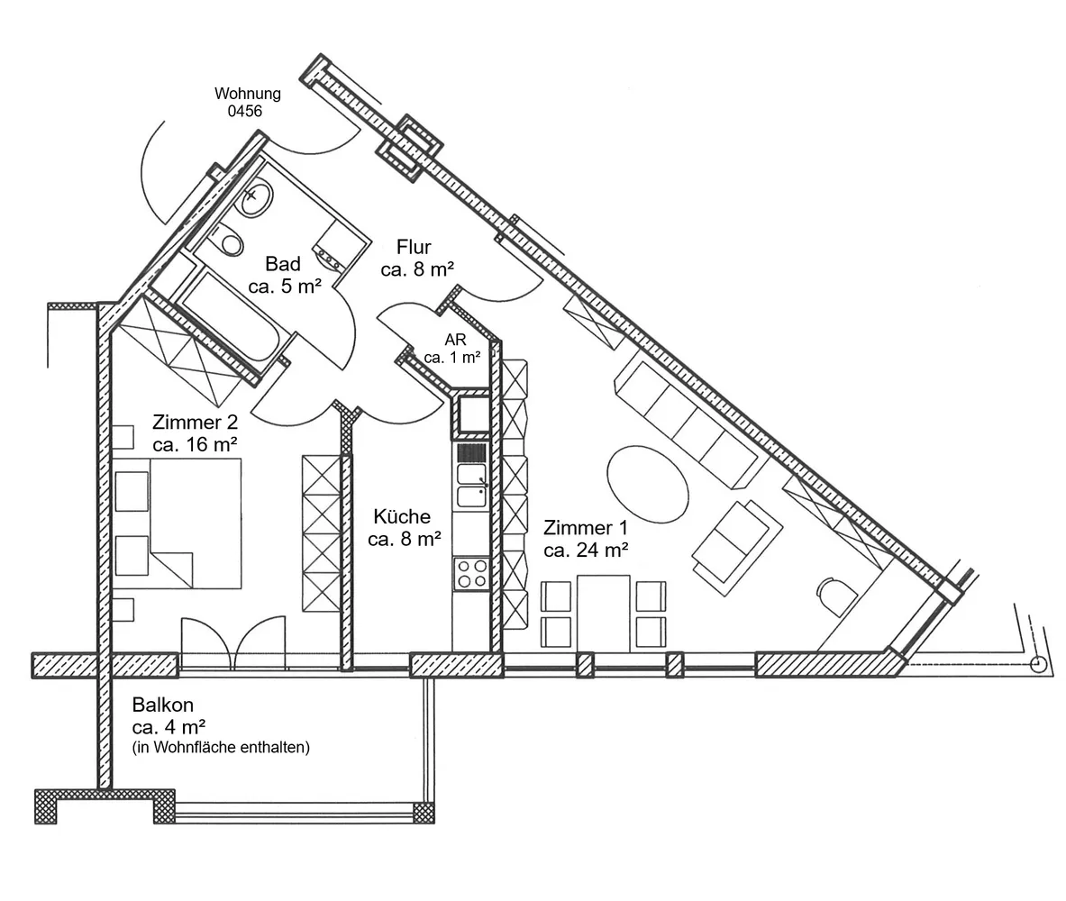 2 Zimmer Wohnung mit 67 m² in Berlin – Bild 6