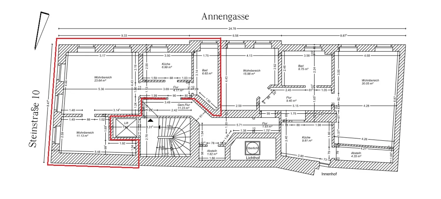 2 Zimmer Wohnung mit 64 m² in Görlitz – Bild 2