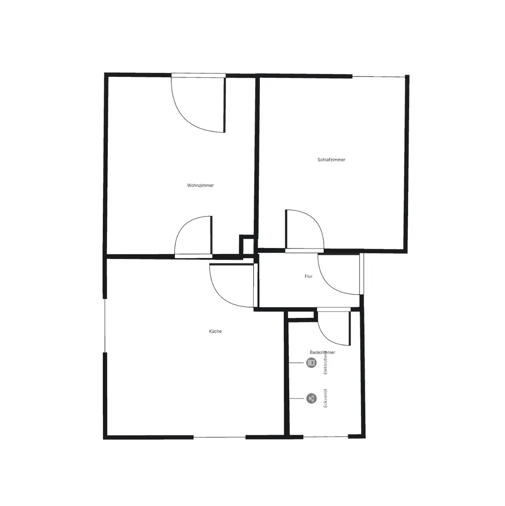 2 Zimmer Wohnung mit 36 m² in Bochum – Bild 2