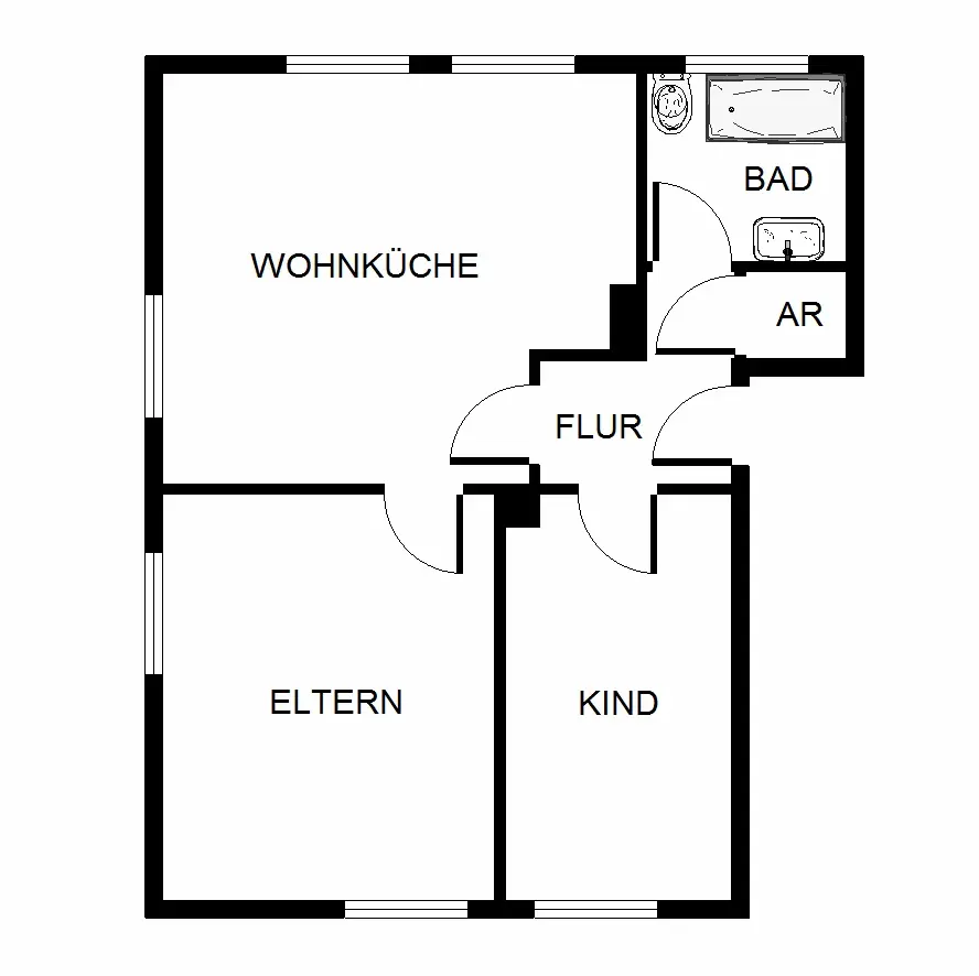 2 Zimmer Wohnung mit 47 m² in Gelsenkirchen – Bild 10