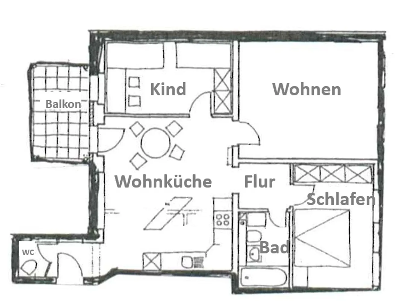 3 Zimmer Wohnung mit 84 m² in Halle (Saale) – Bild 4
