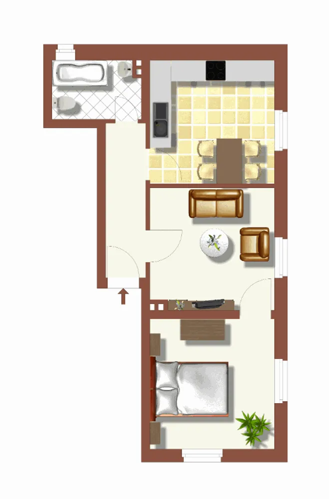 2 Zimmer Wohnung mit 45 m² in Essen – Bild 5