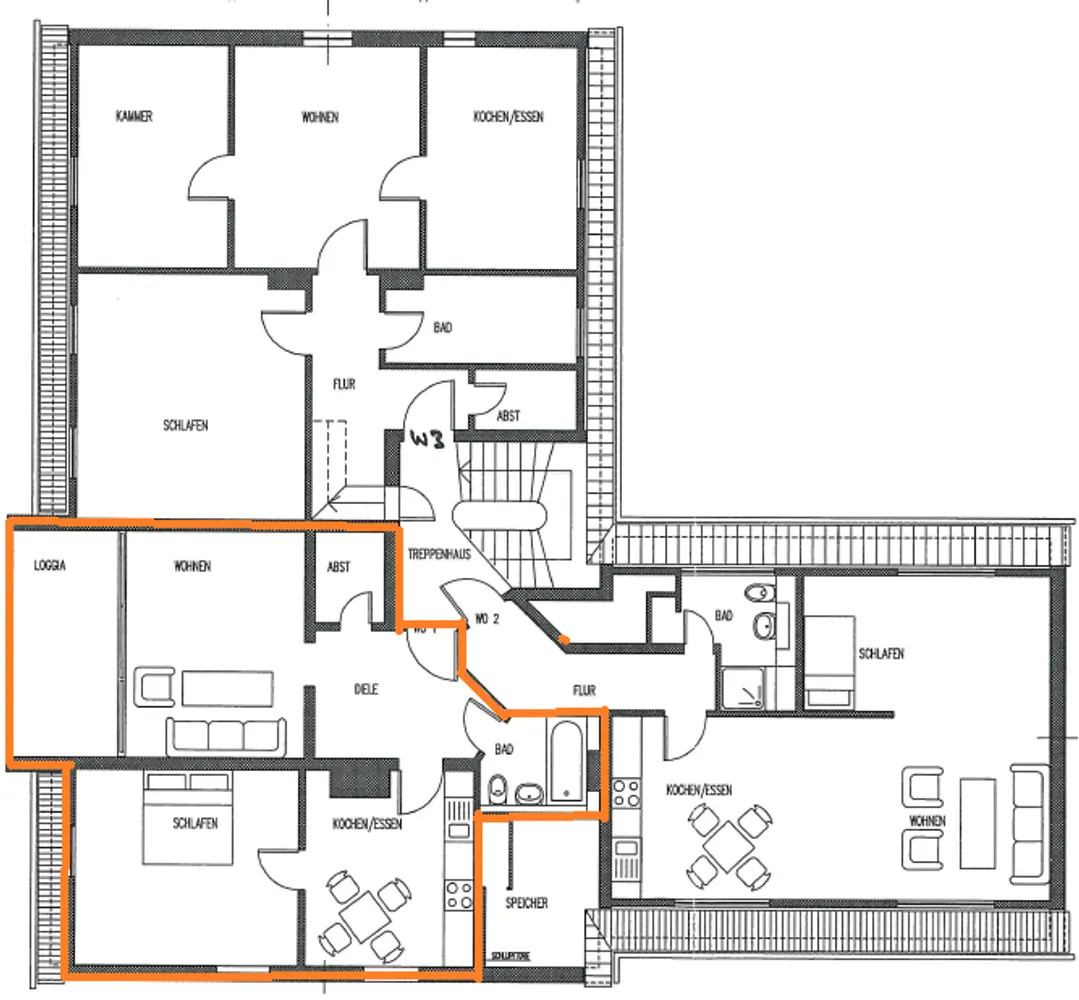 2 room apartment with 60 m² in Augsburg – Photo 1