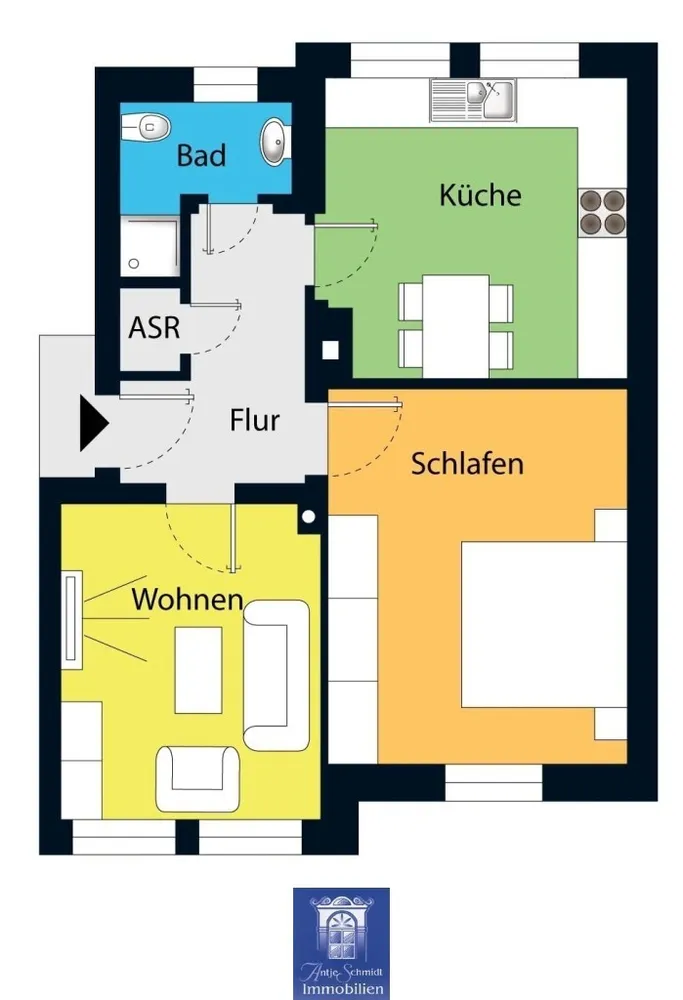 2 Zimmer Wohnung mit 52 m² in Coswig – Bild 12