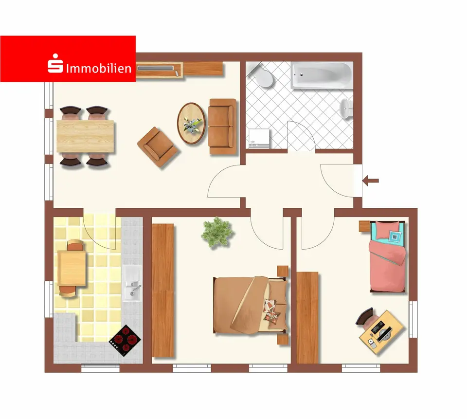 3 Zimmer Wohnung mit 66 m² in Suhl – Bild 5