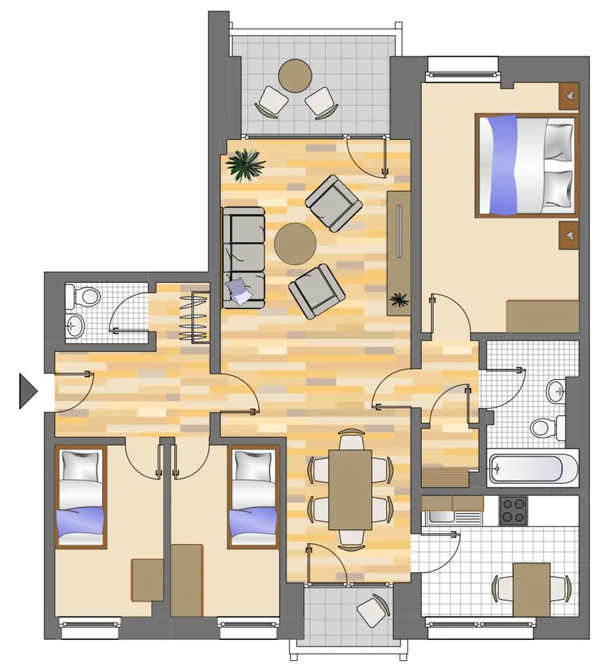 4 Zimmer Wohnung mit 91 m² in Ratingen – Bild 5