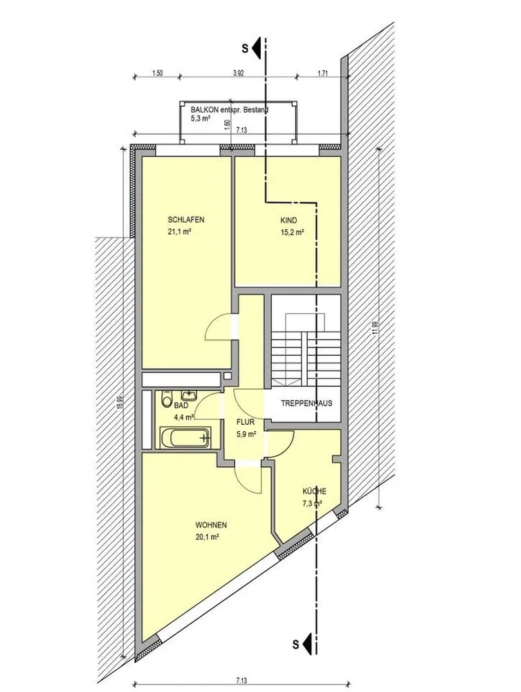 3 room apartment with 82 m² in Bonn – Photo 7