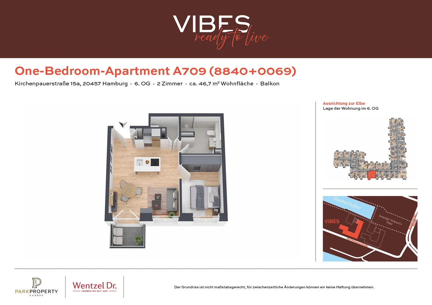 2 Zimmer Wohnung mit 47 m² in Hamburg – Bild 12