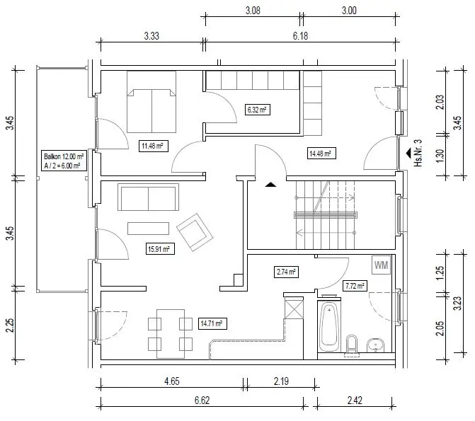2 Zimmer Wohnung mit 79 m² in Finsterwalde – Bild 3