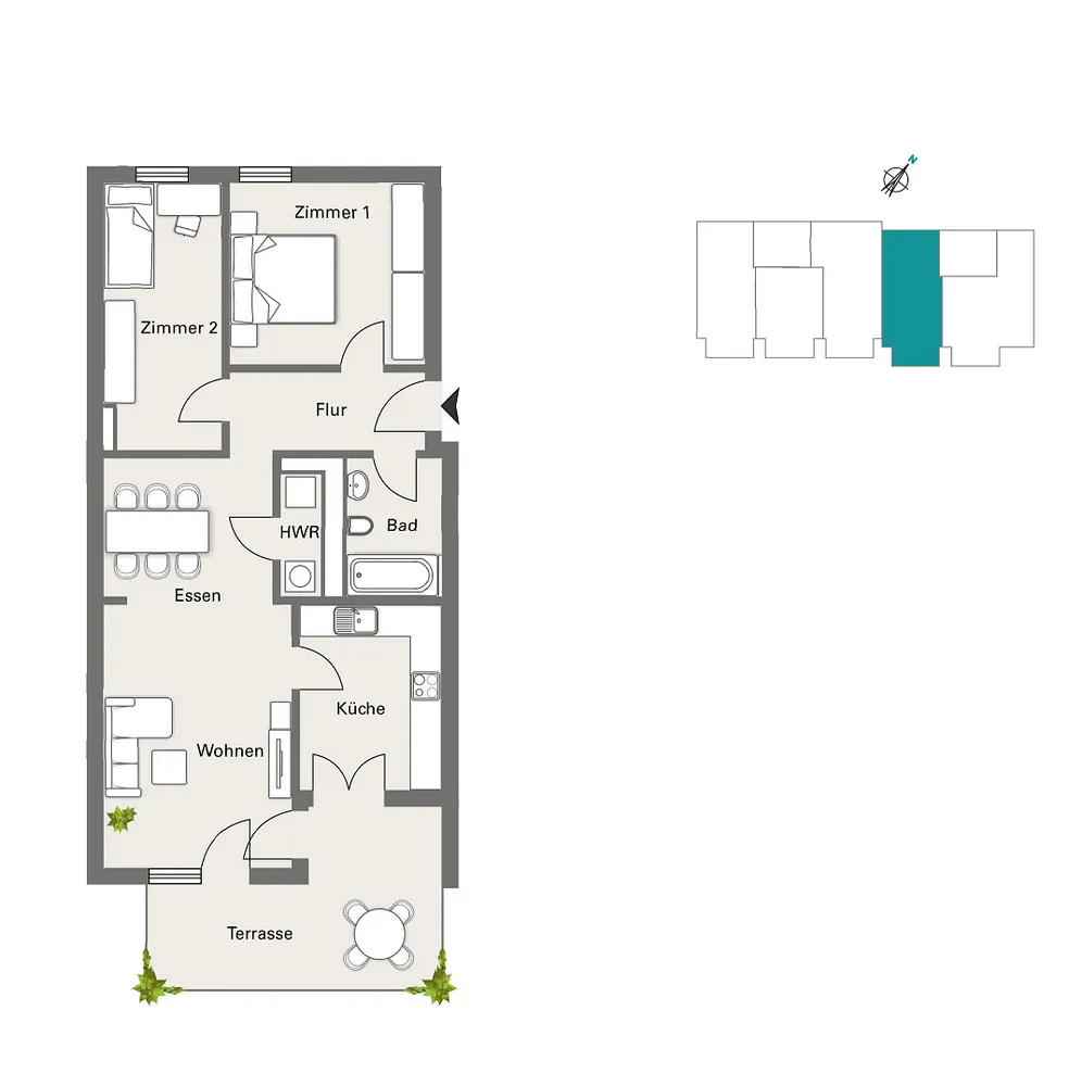 3 room apartment with 83 m² in Erfurt – Photo 11