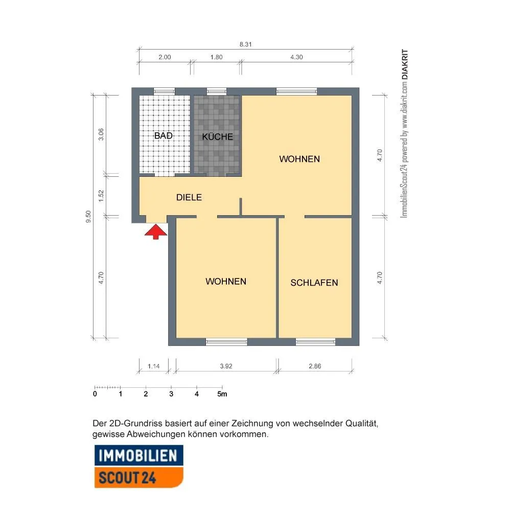 3 Zimmer Wohnung mit 67 m² in Essen – Bild 8