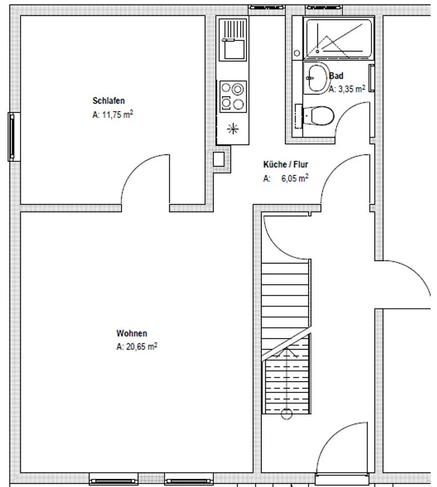 2 Zimmer Wohnung mit 41 m² in Göttingen – Bild 7