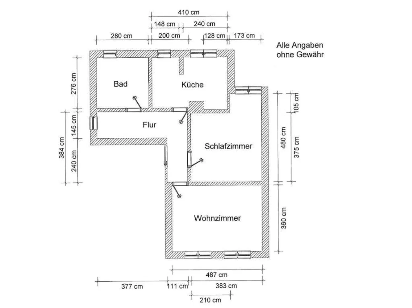 2 room apartment with 61 m² in Güstrow – Photo 3