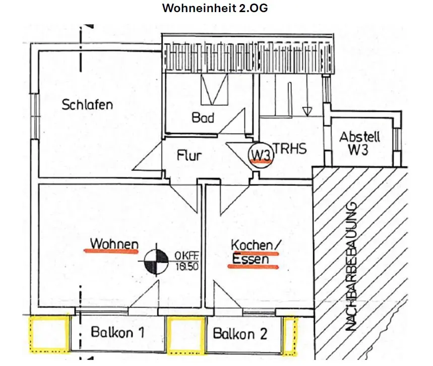 3 room apartment with 62 m² in Limburg an der Lahn – Photo 5