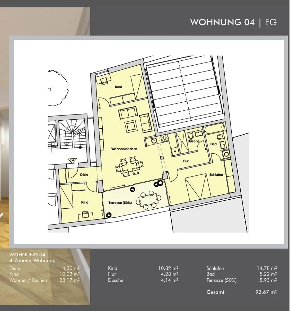 4 room apartment with 93 m² in Amberg – Photo 3