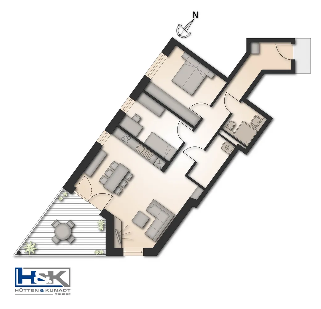 3 room apartment with 85 m² in Hamminkeln – Photo 2