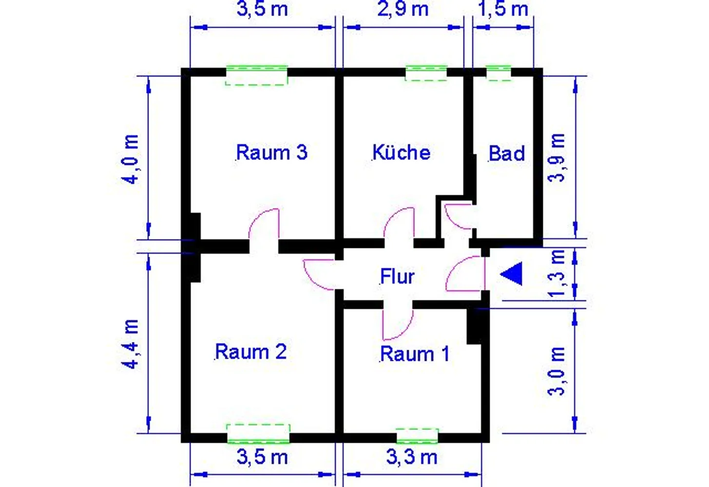 3 room apartment with 62 m² in Magdeburg – Photo 4