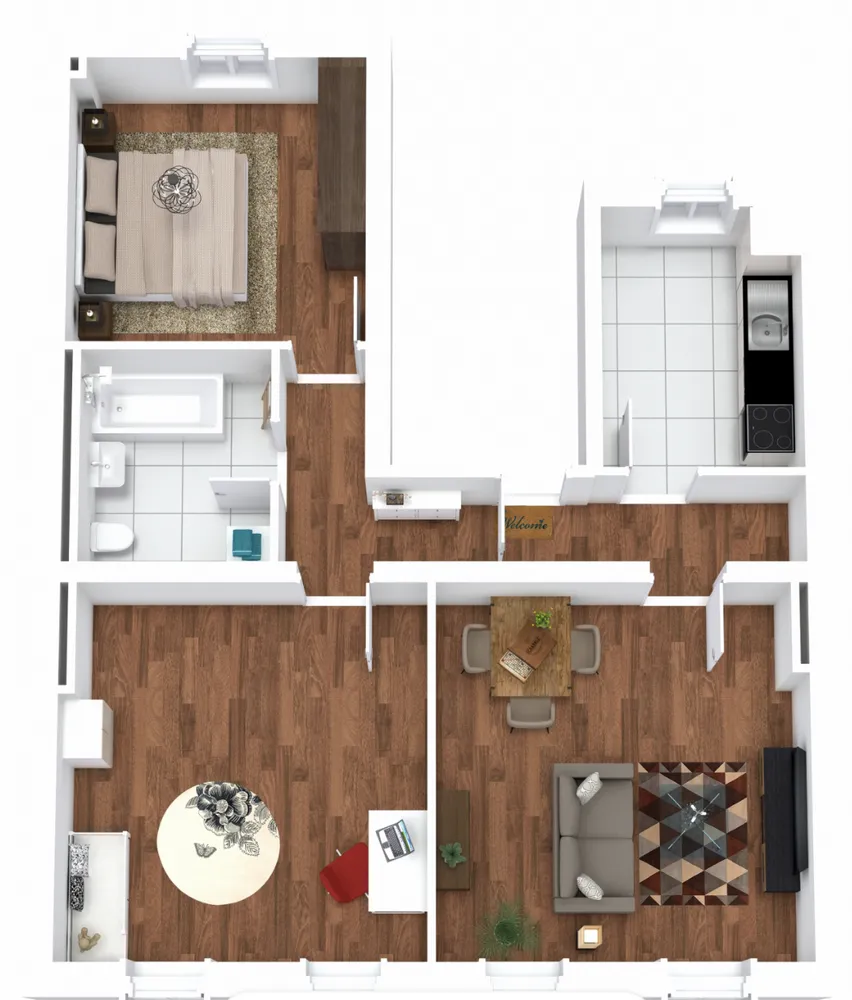 3 Zimmer Wohnung mit 75 m² in Magdeburg – Bild 3