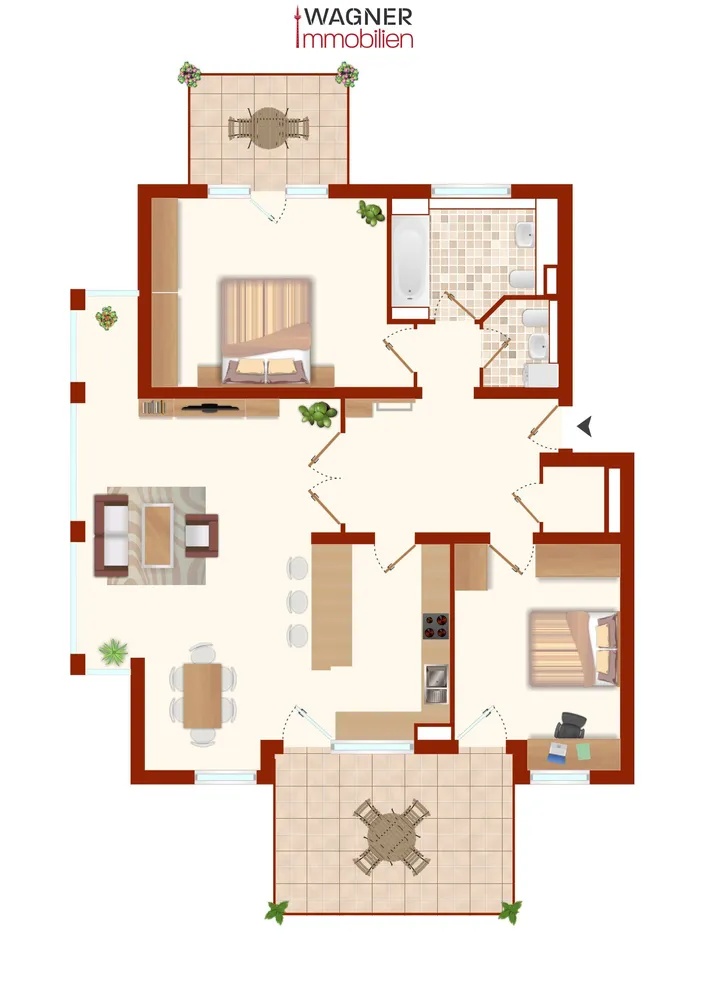 3 Zimmer Wohnung mit 102 m² in Frankfurt am Main – Bild 9