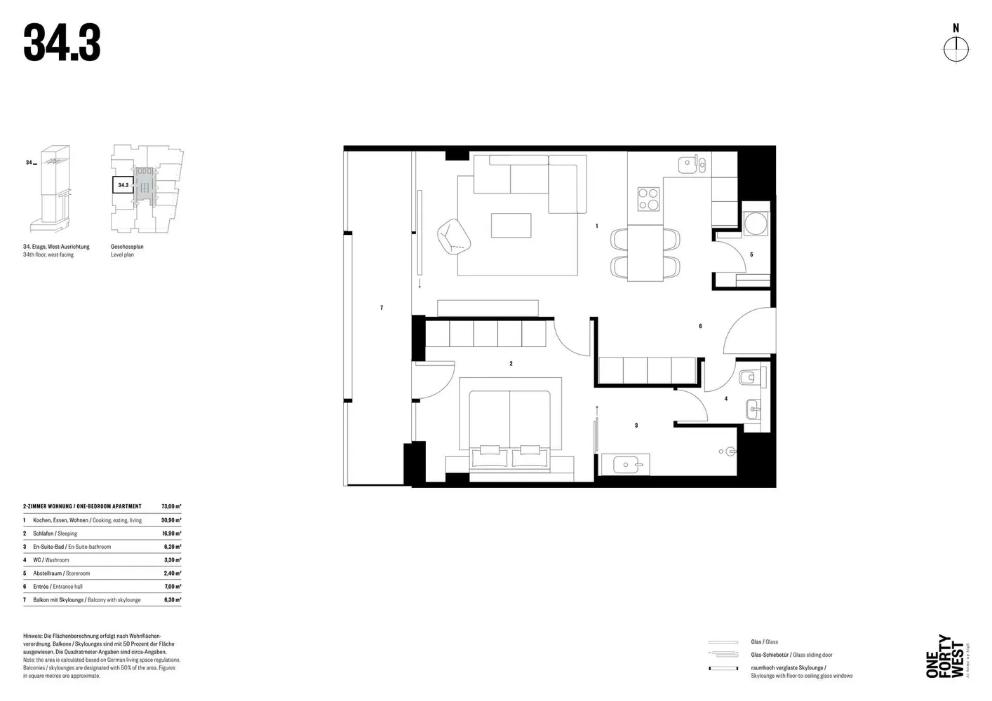 2 Zimmer Wohnung mit 73 m² in Frankfurt am Main – Bild 7